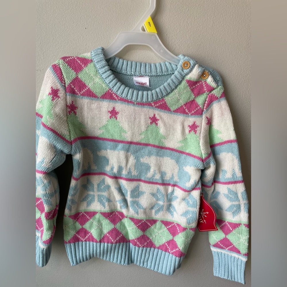 Chirstmas Sweater Size 3t by Holiday Time UniSex